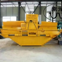 Machine mobile de coffrage glissant pour caniveaux en béton, machine de construction de canaux de drainage en une seule étape