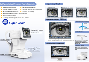 Kératomètre numérique et autoréfractomètre ARK-1 avec écran tactile LCD TFT 7 pouces, tests de vision plus rapides, instruments optiques - Product Image 3