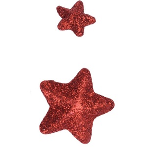 กลิตเตอร์สตาร์ คละขนาด 15 35 มม. แพ็ค 45 ชิ้น ของตกแต่งคริสต์มาส - Product Image 1
