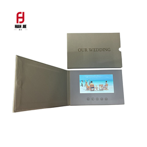 Nhà Máy Tùy Chỉnh 4.3 5 7Inch Kỹ Thuật Số Cuốn Sách LCD TFT Màn Hình Video Tài Liệu Cho Lời Chào Quà Tặng Thiệp Mời Đám Cưới Video Cuốn Sách - Product Image 2