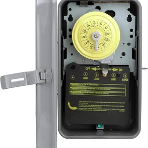 Interruptor Temporizador Mecánico de 24 Horas Wansheng T104R, 208-277 VAC DPST, Control de Automatización Interior y Exterior - Product Image 4