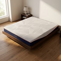 Matelas en éponge ultra doux effet nuage, tissu jacquard respectueux de la peau, anti-affaissement, haute résilience