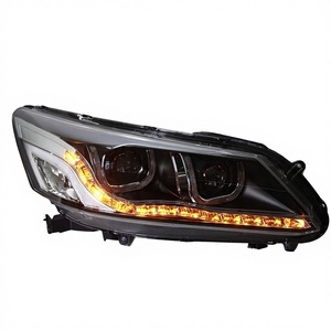 Vente flash : Ensemble de phares pour <span class=keywords><strong>Honda</strong></span> Accord 9e génération 2013-2015, LED DRL, double faisceau, lentille 6000K, <span class=keywords><strong>4000</strong></span> lumens, 24V - Product Image 3