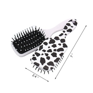 <span class=keywords><strong>Brosse</strong></span> palette pour <span class=keywords><strong>cheveux</strong></span> en plastique, 1 pièce de haute qualité, coussin de Massage motif léopard, Logo personnalisé imprimé, pour filles <span class=keywords><strong>Afro</strong></span>, pour femmes et hommes - Product Image 2