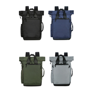 Custom Fashion Casual Sport <b>Backpack</b> <b>Waterproof</b> Man Roll Top <b>Backpack</b> Large Capacity School <b>Backpack</b> for Travel Hiking - Product Image 3
