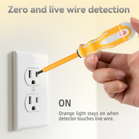 Testeur de tension à double tête avec tournevis et poignée PP TPR, idéal pour les tests électriques industriels et DIY (OEM/ODM) 80V-500V