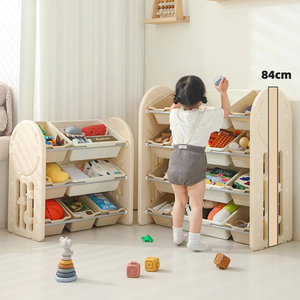 Baby Kindergarten Bedroom Furniture Set Plastic Clothes <strong>Toy</strong> Storage <strong>Organizer</strong> <strong>Kids</strong>' Cabinets - Product Image 4