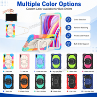 Funda Protectora para Niños, Resistente a Golpes, para Redmi Pad Pro 12.1 Poco Pad 12.1 2024, con Soporte de 360 Grados, Correa de Hombro Ajustable, OEM ODM