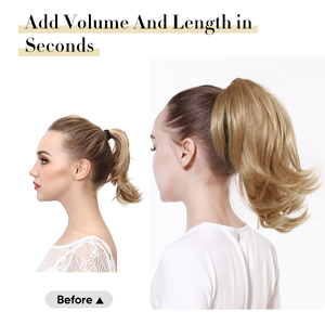 Оптовая продажа, модный парик из синтетического конского хвоста, 12 дюймов - Product Image 3