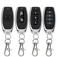 Télécommande à 2 boutons Transmetteur Porte de garage 433MHz EV1527 Chip Télécommande universelle sans fil