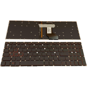 Backlit คีย์บอร์ดแล็ปท็อปสำรอง US สำหรับ ACER Nitro 5 AN515-51 AN517ล่า <span class=keywords><strong>Helios</strong></span> <span class=keywords><strong>300</strong></span>แป้นพิมพ์ PH317 <span class=keywords><strong>PH315</strong></span>สำหรับ ACER - Product Image 2