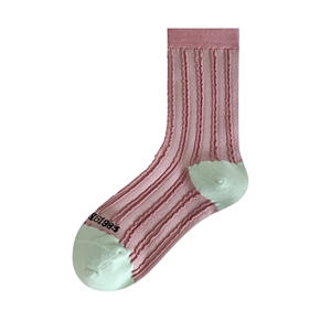 Nouvelles chaussettes tissées respirantes pour femmes et filles, chaussettes légères à motifs originaux - Product Image 5