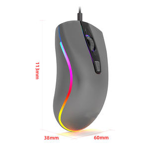 กล่องสีสันสดใส บรรจุภัณฑ์ คีย์บอร์ดเกมมิ่ง USB 4D พร้อมไฟ RGB 7 สี ความละเอียด 1600 DPI ปุ่ม 4 ปุ่ม สายยาว 1.35 เมตร แบบมีสาย สำหรับ Windows/<span class=keywords><strong>Mac</strong></span> <span class=keywords><strong>OS</strong></span> มีสินค้าในสต็อก - Product Image 2