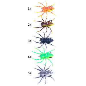 8cm 7g gros appâts souples artificiels flottant simulé <span class=keywords><strong>araignée</strong></span> forme grenouille leurres de pêche - Product Image 3