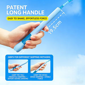 Corde à sauter segmentée de qualité supérieure, réglable, 2,8 m, pour l'exercice physique et la remise en forme, avec poignée PP+<span class=keywords><strong>TOR</strong></span> - Product Image 2