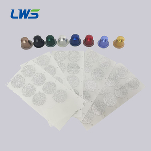 Cápsulas de Café Desechables de Aluminio con Tapa de Aluminio, Envase Reciclable para Polvo de 15 ml, Cápsulas de Café Desechables Ecológicas - Product Image 1