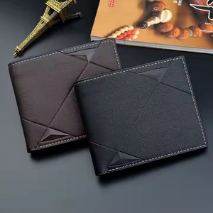 2025 New Style Embossed PU Leather Thin Short <strong>Wallet</strong> <strong>for</strong> <strong>Men</strong>,Male Super <strong>Cheap</strong> Two Folds Card Holder Case Money Purse - Product Image 3