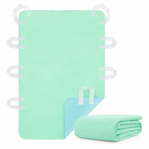 Protège-matelas absorbant et <span class=keywords><strong>lavable</strong></span> matelassé écologique pour l'incontinence, vente en gros d'usine - Product Image 1