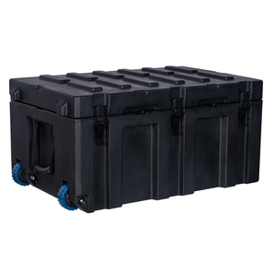 ZERO 150L LLDPE Caso De Carga Caso Robusto Plástico Rígido Rotomolded Caixa De Ferramentas 4WD Caixa De Armazenamento Cor Preta Com Rodas - Product Image 4