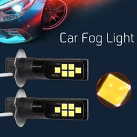 2 ampoules LED H1 H3 super lumineuses 3030 puissantes pour feux de brouillard et phares de voiture 12V