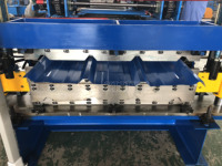 Machine de formage à froid de tôles métalliques à double couche pour tôles ondulées et tôles de toiture IBR
