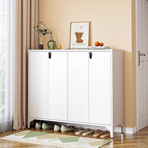 Zapatero con Cerradura de Gran Capacidad, de Acero, para Entrada, Pasillo o Exterior, Antirrobo - Product Image 3