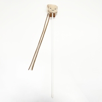 Jouet pour chat en peluche et plumes de polyester, baguette interactive pour l'entraînement et le jeu en intérieur pour chatons et animaux domestiques