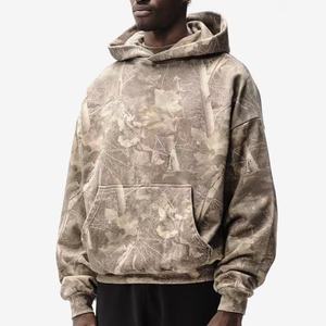 Sudadera con Capucha de Camuflaje para <span class=keywords><strong>Hombre</strong></span>, con Cremallera, Diseño de Camuflaje Real, Impresión Completa, 100% Algodón, Logotipo Personalizado, Alta Calidad - Product Image 2