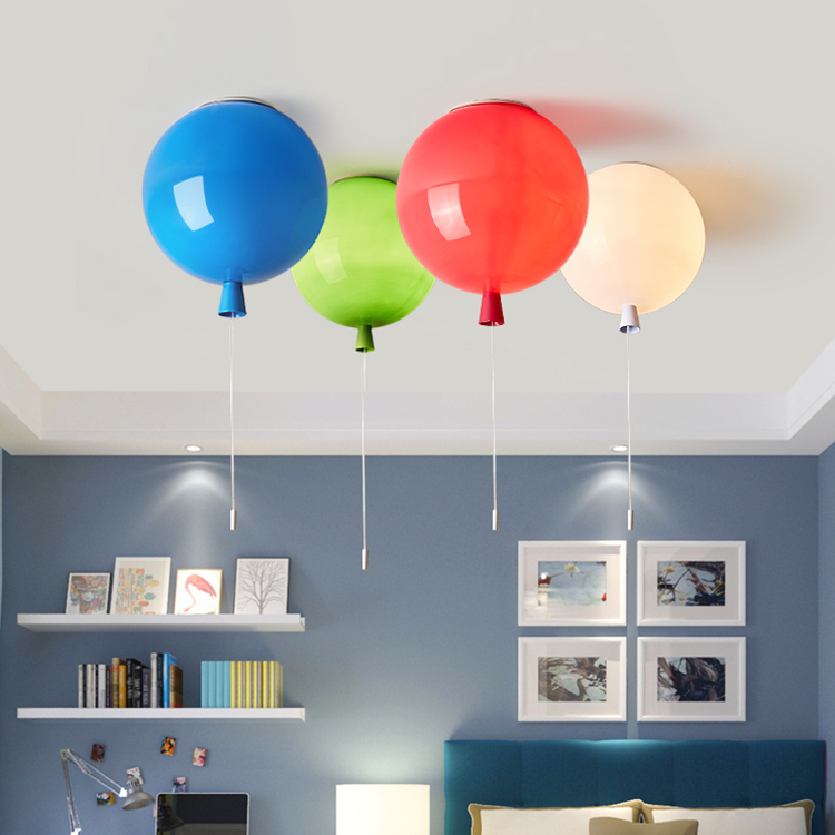Colorful Balloon Ceiling Light Bedroom Lights Children's Room BaBy Amusement Park Decor Lamps and Lighting Balloon Ceiling Lamp
