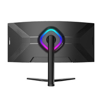 Écran LCD incurvé 34 pouces 4K 3440*2160, moniteur LED pour PC gamer, pour ordinateur de bureau