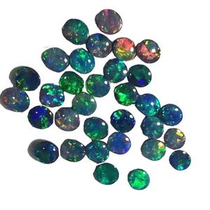 Lot de cabochons en différentes tailles <span class=keywords><strong>opale</strong></span> noir éthiopien, pierres précieuses naturelles en vrac, livraison gratuite - Product Image 6