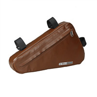 Sac de vélo 100% étanche, sac de vélo triangulaire, grande pochette pour tube de vélo, sac de cadre à libération rapide, 2L