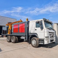 Foreuses de puits d'eau montées sur camion 300m 400m 450m – Foreuse pneumatique pour puits sur camion
