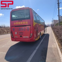 Bus à double étage d'occasion Zhongtong 6119 54 places avec suspension pneumatique, retardateur et compartiment à bagages surélevé