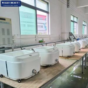 Bassin de pédicure de luxe portable, équipement de salon de manucure, <span class=keywords><strong>spa</strong></span> de massage à remous, bassin de pédicure avec lumière LED - Product Image 6