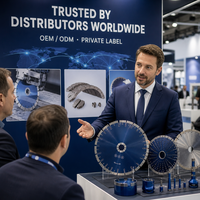 Fabrik-Laserschweiß-Diamantsägeblatt mit Stahlkern für Granit und Beton, Vibrationsarm, Lange Lebensdauer, Scheibenwerkzeug-Set OEM