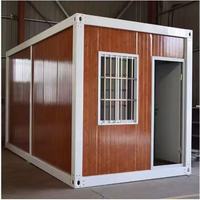 Maison préfabriquée en conteneur de 20 pieds, emballage plat, logement portable, bureau