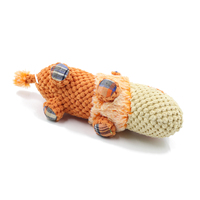 Peluche Sonore Personnalisée en Gros pour Animaux de Compagnie, Modèle Mignon de Lion Gras