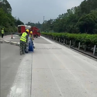 Mesin Shot Blasting Beton Permukaan Parkir Tugas Berat Industri Presisi Tinggi Portabel Ringkas