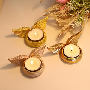 TC Vintage Resin <strong>Angel</strong> <strong>Candle</strong> <strong>Holders</strong> for Candlelight Dinner Ornaments Home Decoration and Gifts Candlestick With Wings - Product Image 2