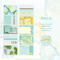 Ruban Washi Découpé Motif Fruits Frais d'Été Pêche Citron Vert Myrtille Citron Ruban Adhésif Décoratif Pastel Macaron pour Journal