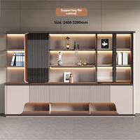 Table de bureau moderne de luxe personnalisable en MDF avec chaise, bordure en PVC de haute qualité pour usage commercial, bureau de direction