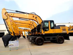 Chinese Escavadeira 20 Ton Wheel Excavator Xe210 Xe210e Xe210f Xe210w For Sale