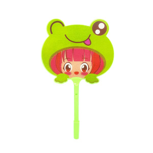 Creative Cartoon Fan Pen Animal Girl Design Plastic Ballpoint Pen For School Office Use - Product Image 5