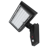 1450 Lumens étanche solaire lumière LED solaire applique murale lumière solaire extérieure avec capteur de mouvement PIR pour la décoration extérieure