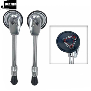 Jingying 2025 Vente en gros d'usine Pieds fixes pour grosse caisse en alliage <span class=keywords><strong>de</strong></span> zinc Épines <span class=keywords><strong>de</strong></span> grosse caisse Pièces et accessoires <span class=keywords><strong>de</strong></span> batterie - Product Image 2
