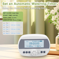 Arroseur automatique intelligent pour jardin/intérieur, système de minuterie d'arrosage programmable, kit de système d'arrosage par goutte-à-goutte, détection d'humidité