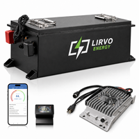 Baterai Lithium Ion LiFePO4 untuk Golf Cart 36V 48V 60V 72V 100Ah 150Ah 200Ah Langsung dari Pabrik OEM, Paket 6000+ Siklus dengan BMS 200A
