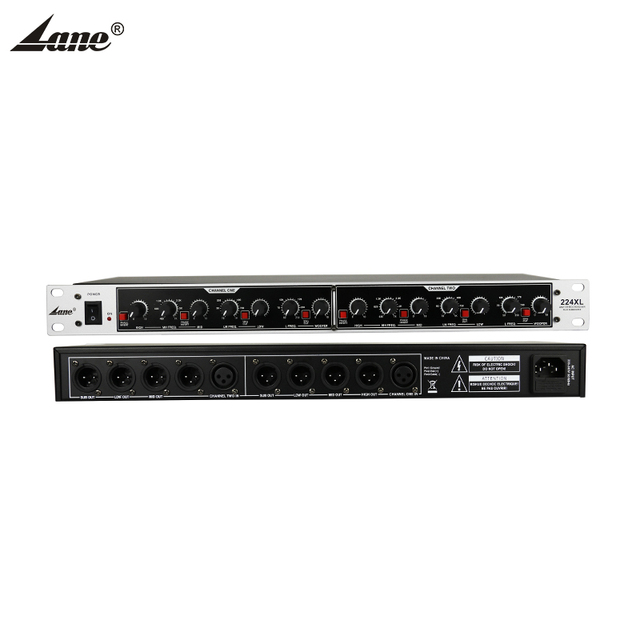 Lane C-224XL 4-Channel DSP Active Car Subwoofer Amplifier with 4-Way Digital Audio Adjustable Crossover and 15W Power