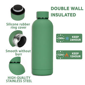 Vaso Térmico de Acero Inoxidable de 500 ml, Blanco, Recto, de Doble Pared, Aislado, para Niños y Bebés, OEM/ODM - Product Image 3